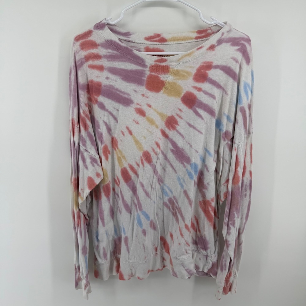 Aeropostale‎ OG Tee Collection Tie Dye Boyfriend Long Sleeve Shirt Mens Medium